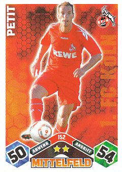 Petit 1. FC Koln 2010/11 Topps MA Bundesliga #152